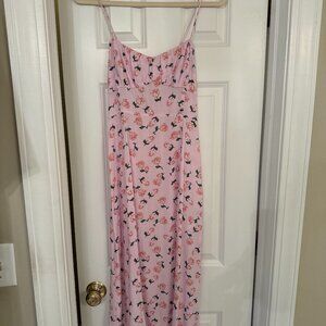 Zara Pink Floral Dress S